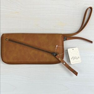 Free People Vegan Leather Wristlet